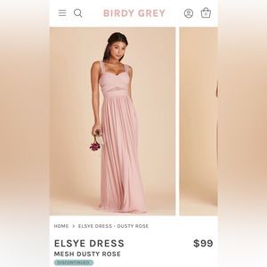 Bridesmaid dress - Birdy grey